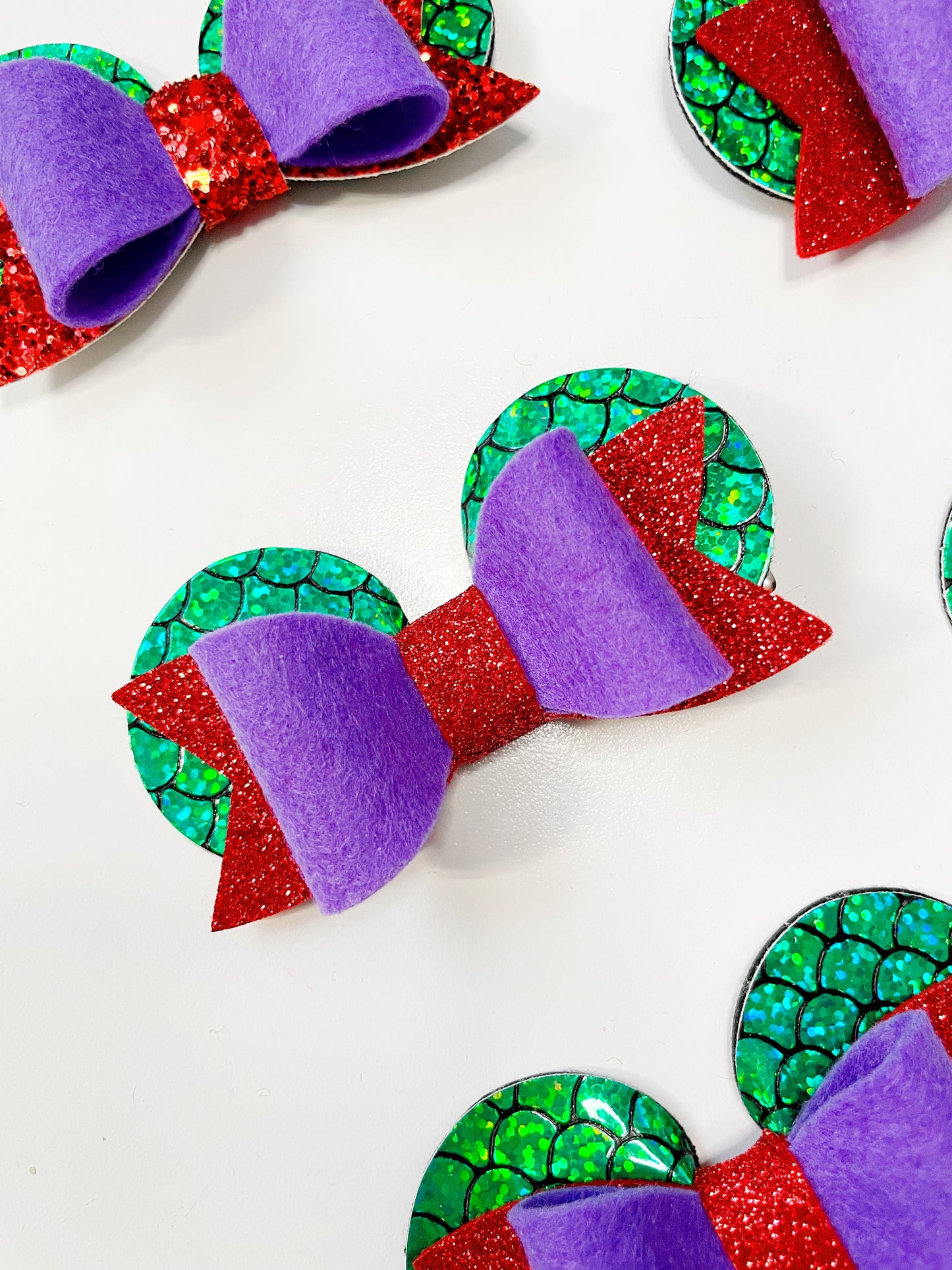 Little Mermaid Ears Hair Bow