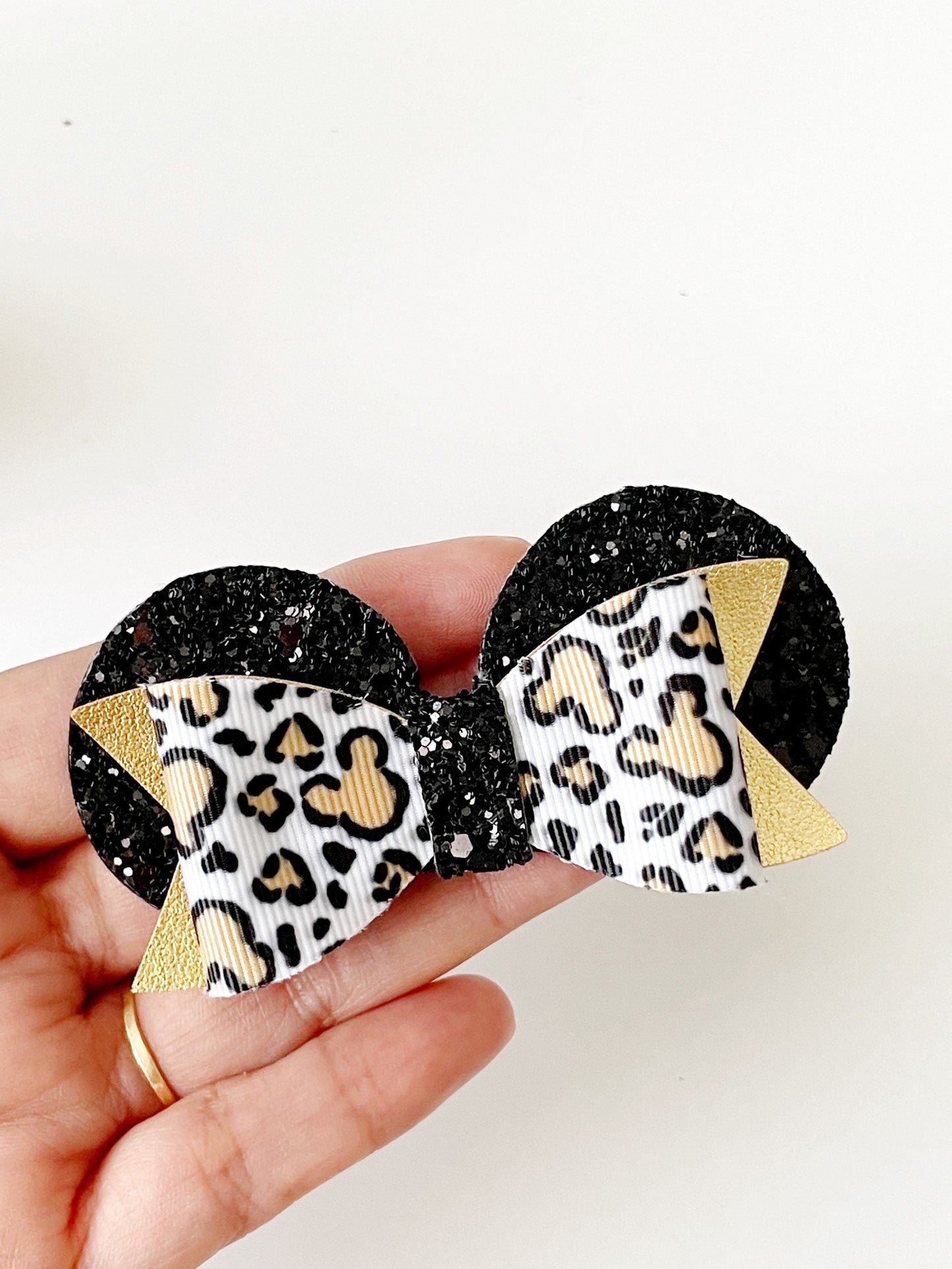 Minnie Mouse Ears Clip Animal Kingdom Minnie Hair Clip