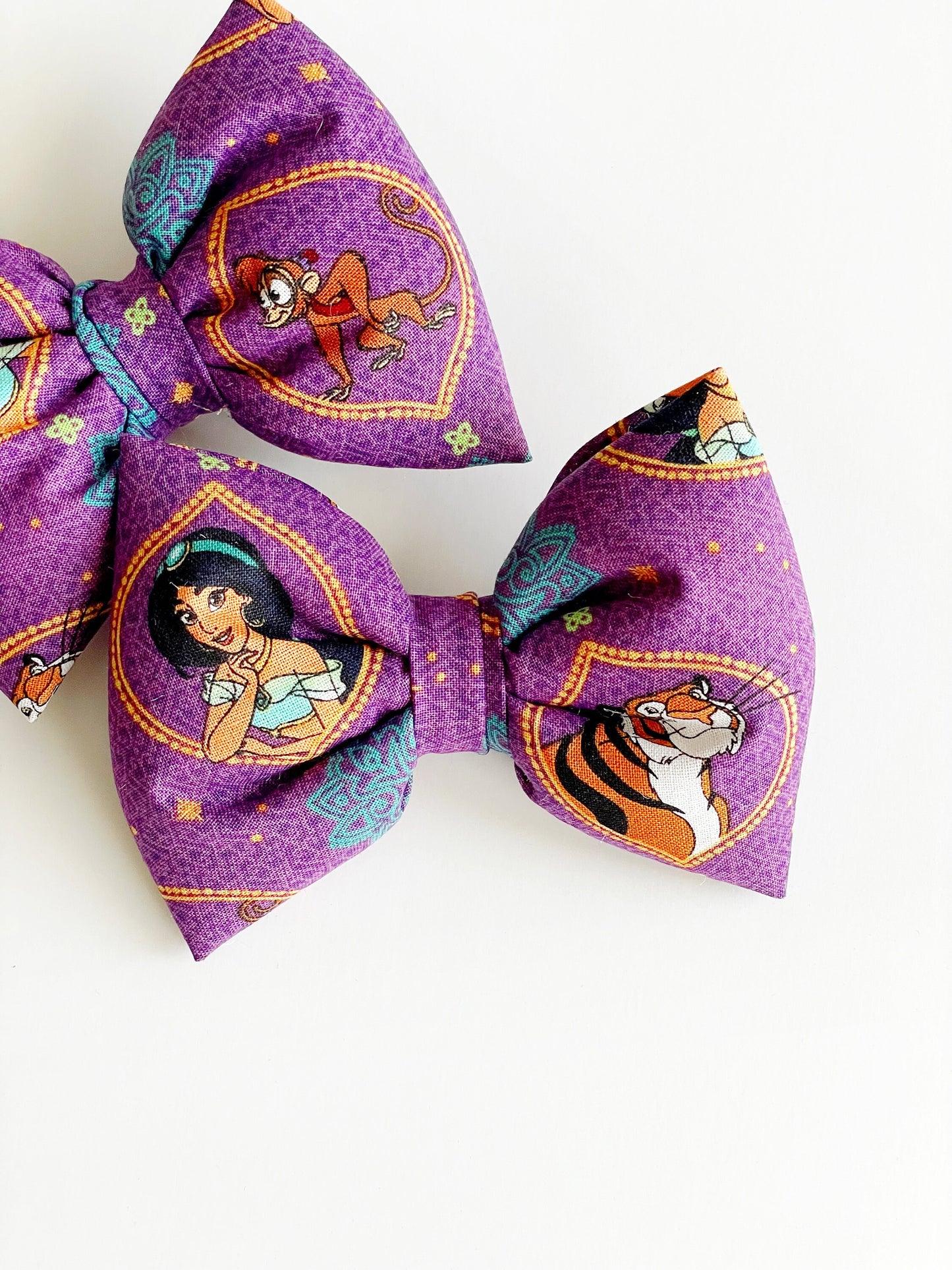 Jasmine Bow; Jasmine Hair Clip; Aladdin Hair Bow