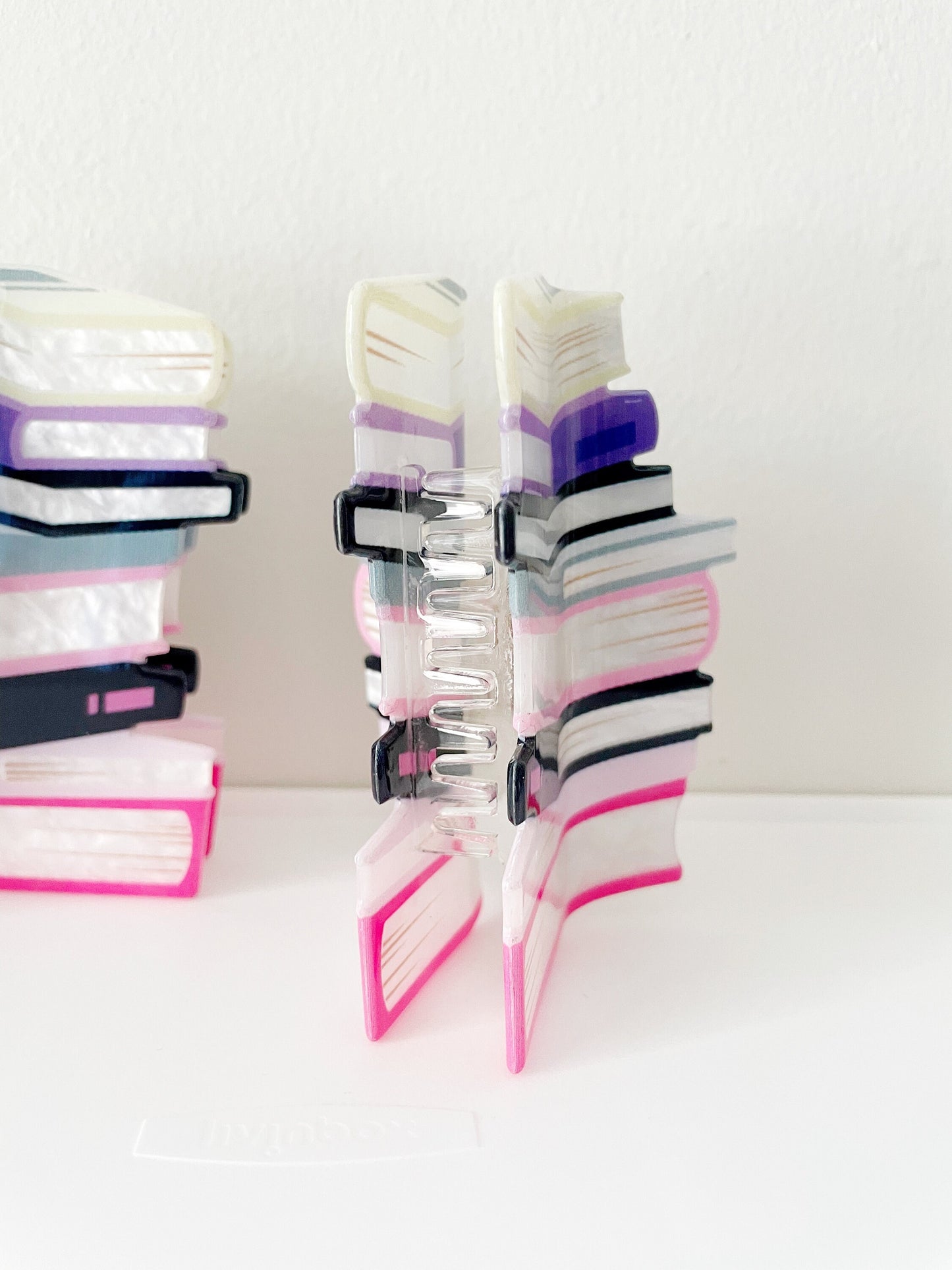 Books Hair Clip Claw