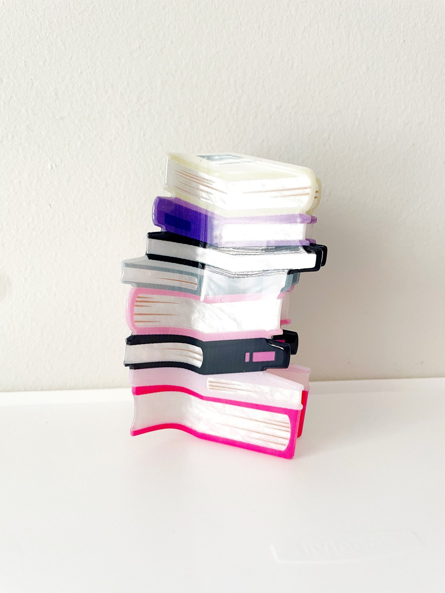 Books Hair Clip Claw