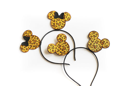 Mickey Leopard Headband