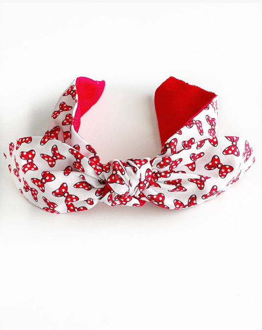 Minnie Mouse Knotted Headband