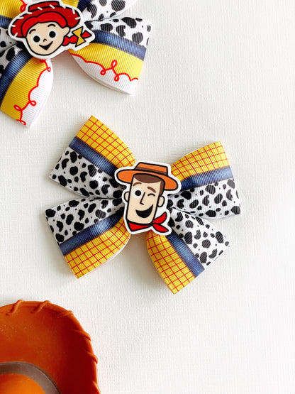 Woody Ribbon Hair Clip
