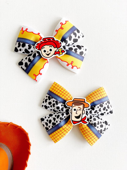 Woody Ribbon Hair Clip