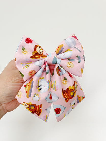 Beauty And The Beast Hair Bow