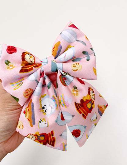 Beauty And The Beast Hair Bow