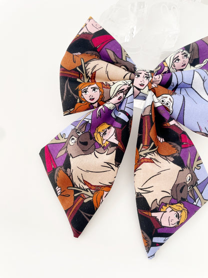 Frozen Inspired Hair Bow