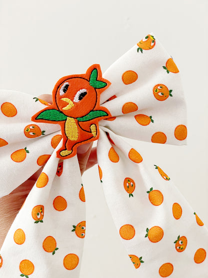 Epcot orange Bird Hair Bow