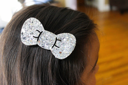 Glitter Hair Bow Kitty Style Bow
