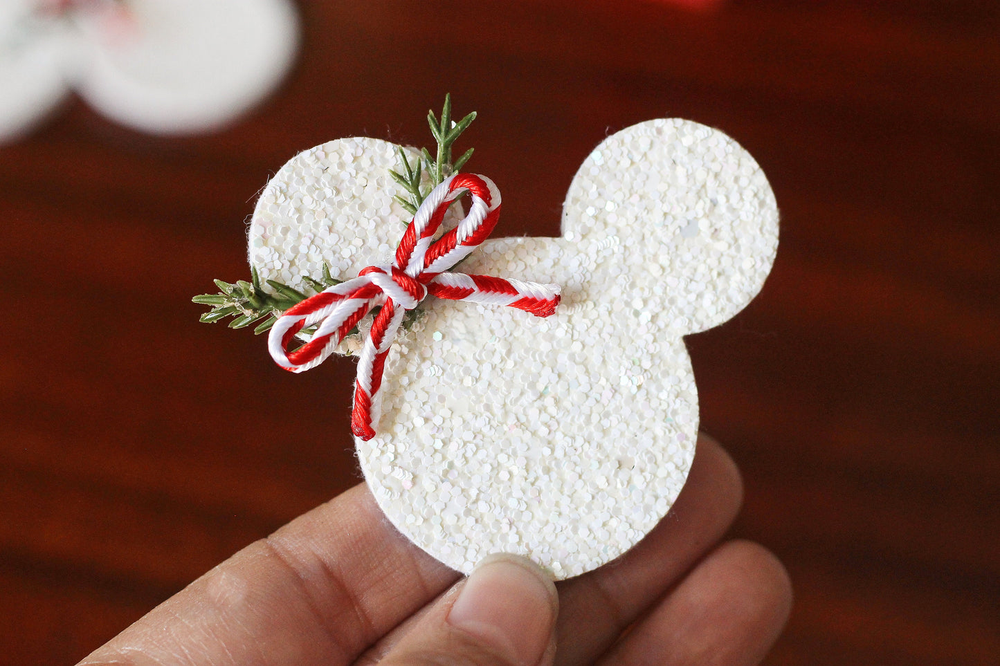 Mickey Mouse Christmas Bow