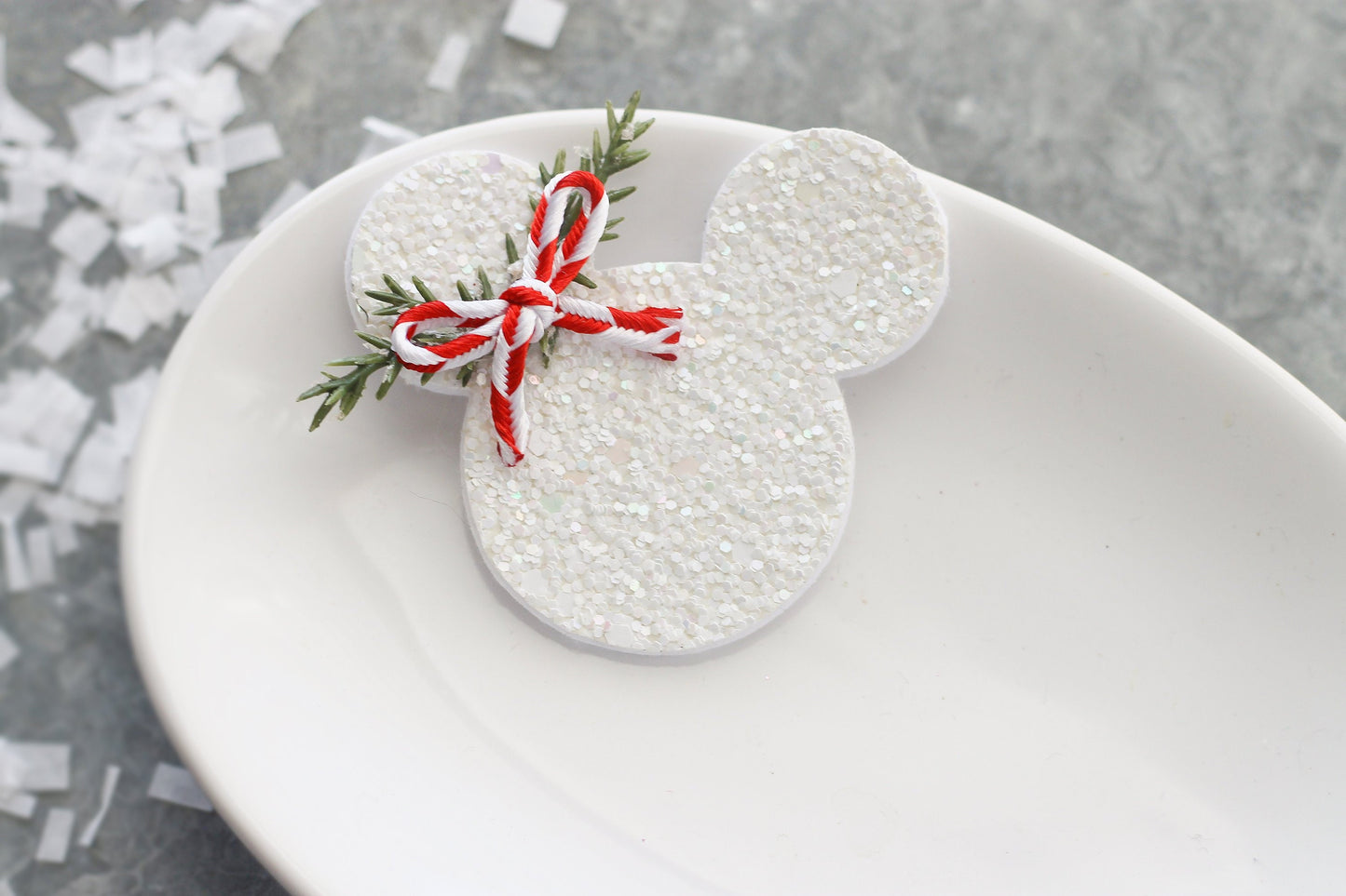 Mickey Mouse Christmas Bow