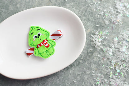 The Grinch Hair Clip