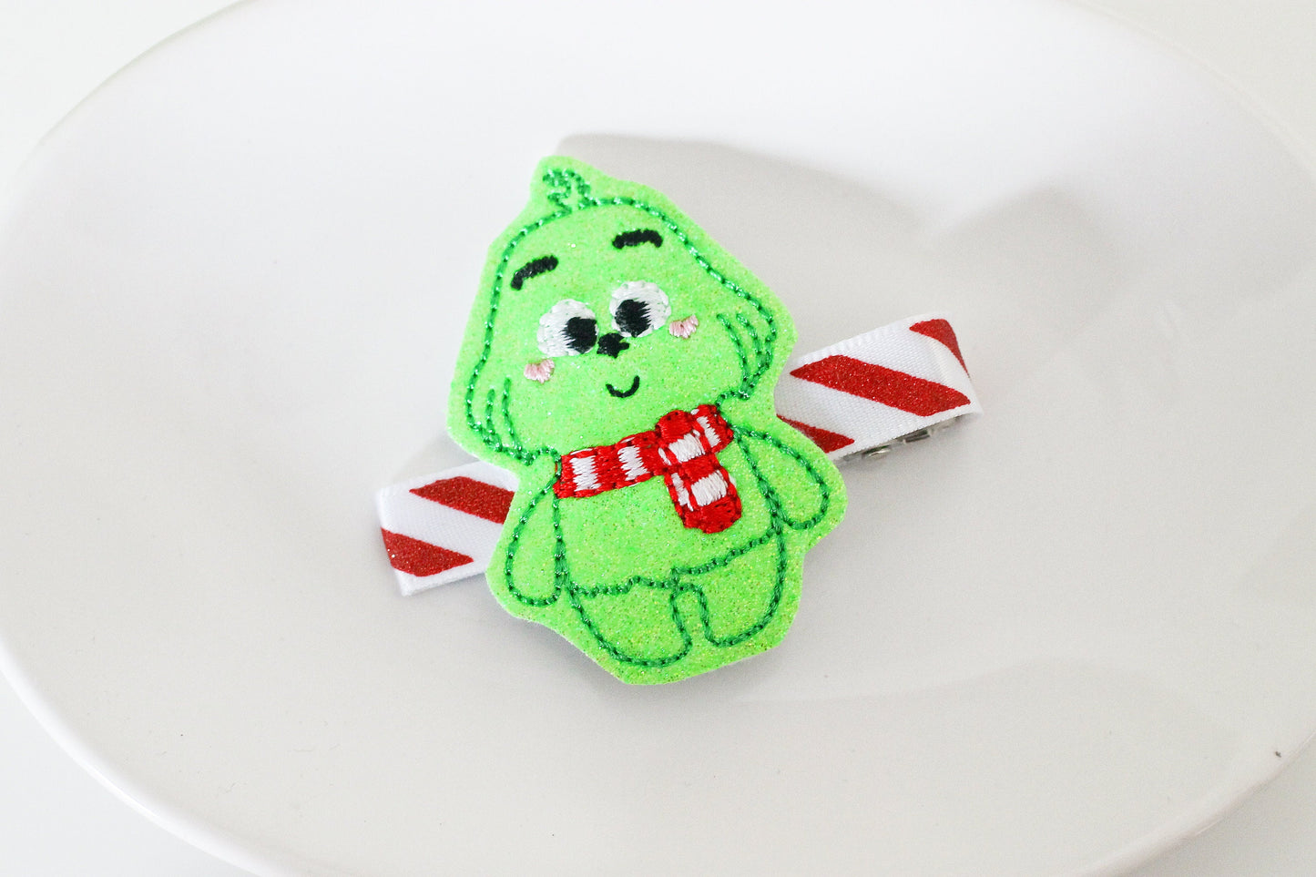 The Grinch Hair Clip
