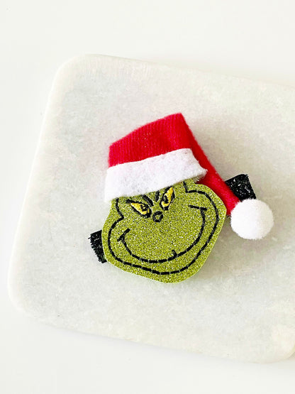 The Grinch Hair Clip