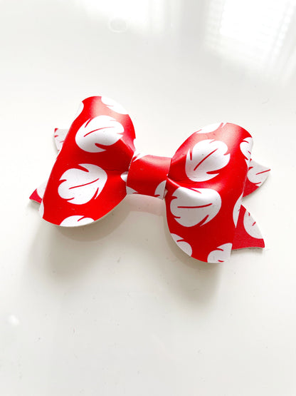 Lilo Vegan Leather Hair Bow