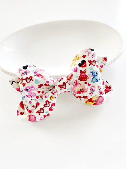 Disney Valentine Hair Bow