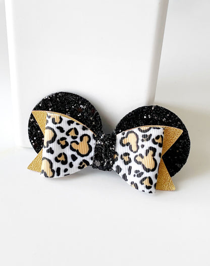 Minnie Mouse Ears Clip Animal Kingdom Minnie Hair Clip