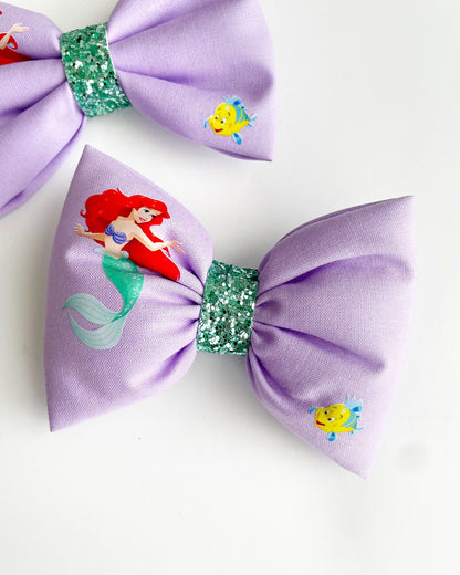 The Little Mermaid Hair Bow
