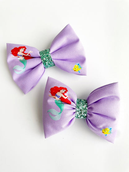 The Little Mermaid Hair Bow