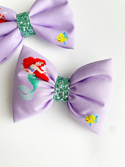 The Little Mermaid Hair Bow