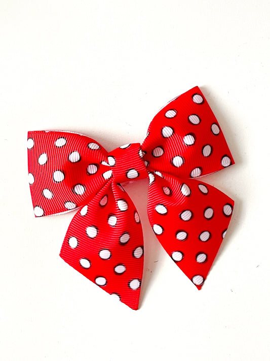 Minnie Mouse Ribbon Hair Clip.