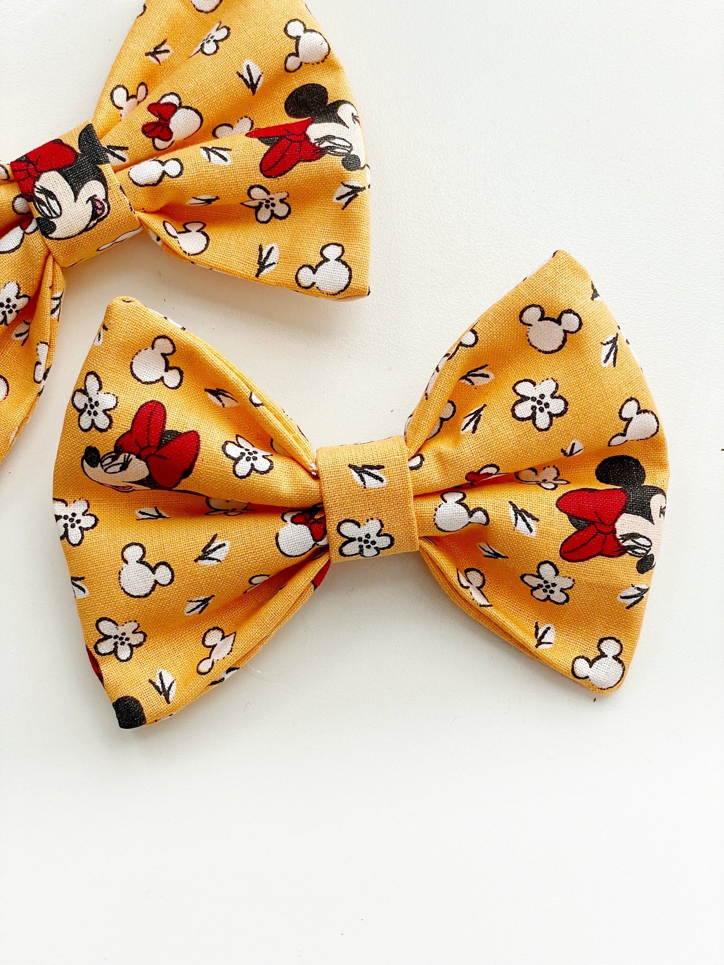 Minnie Mouse Fabric Bow