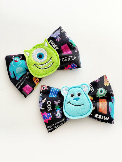 Monster Inc Pixar Hair Bow