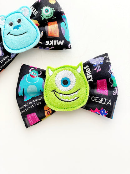 Monster Inc Pixar Hair Bow