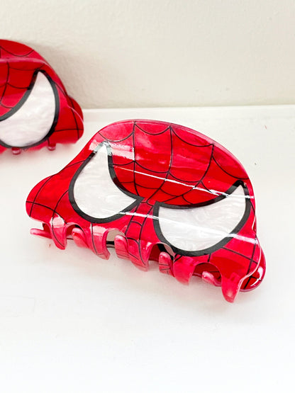 Super Hero Hair Claw Clip, Spider Hair Claw for Women