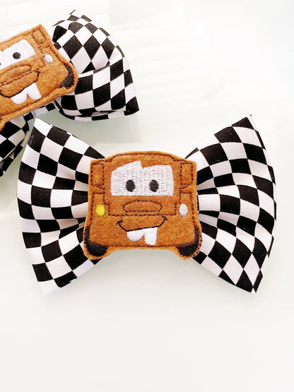 Tow Mater Hair Bow